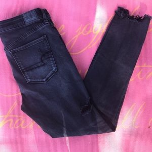 American eagle distressed leggings